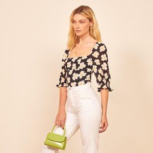 NWOT Reformation Georgia Square Neck Top